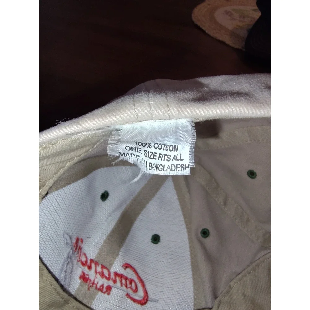 Vintage Comanche RAH-66 Helicopter Hat Khaki Green Cotton Adj Baseball Cap